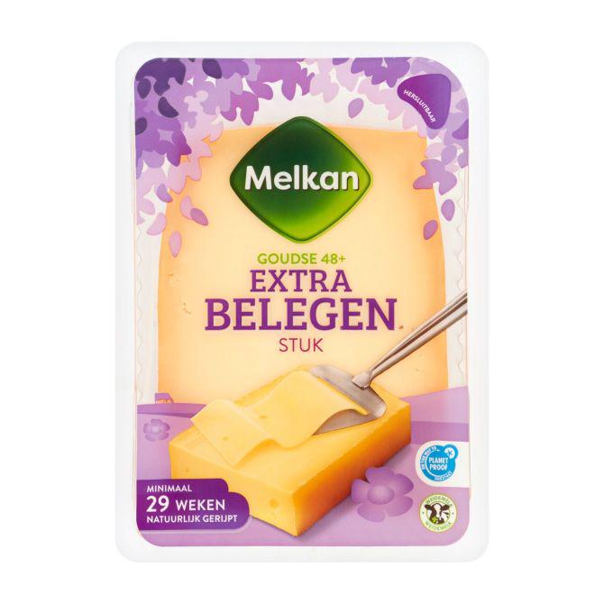 Melkan Extra belegen 48+ kaas stuk