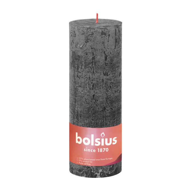 Bolsius Rustiek storm grey 190/68