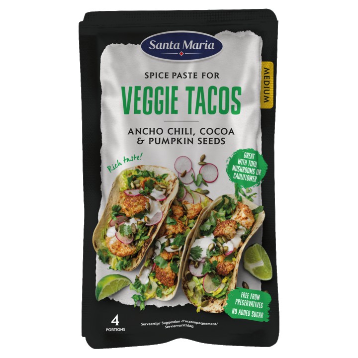 Santa Maria Taco Kruidenpasta Veggie 100g