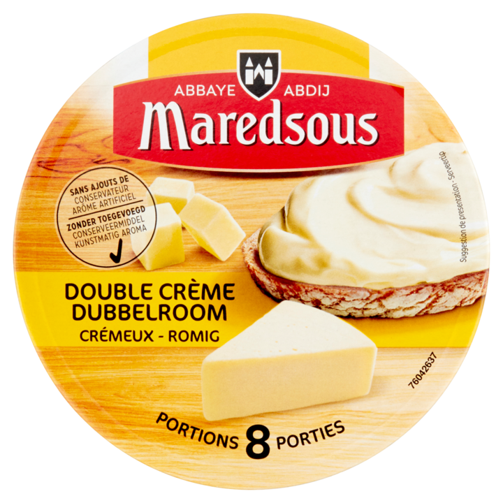 Maredsous Dubbelroom Romig 8 Stuks 152g