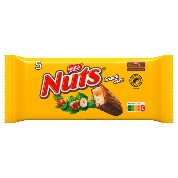 Nuts Melkchocolade snacksize 5-pack