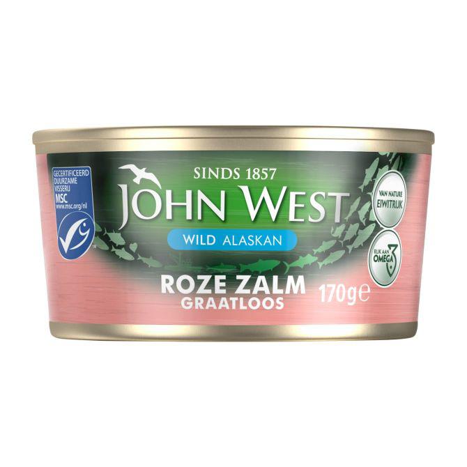 John West Roze zalm zonder graten en vel