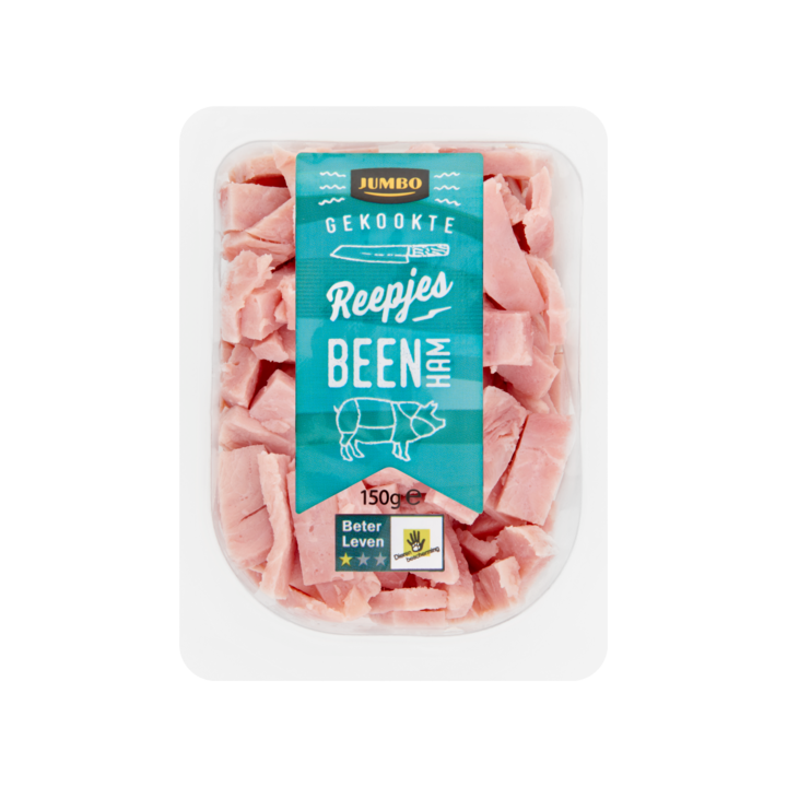 Jumbo Gekookte Reepjes Beenham 150g