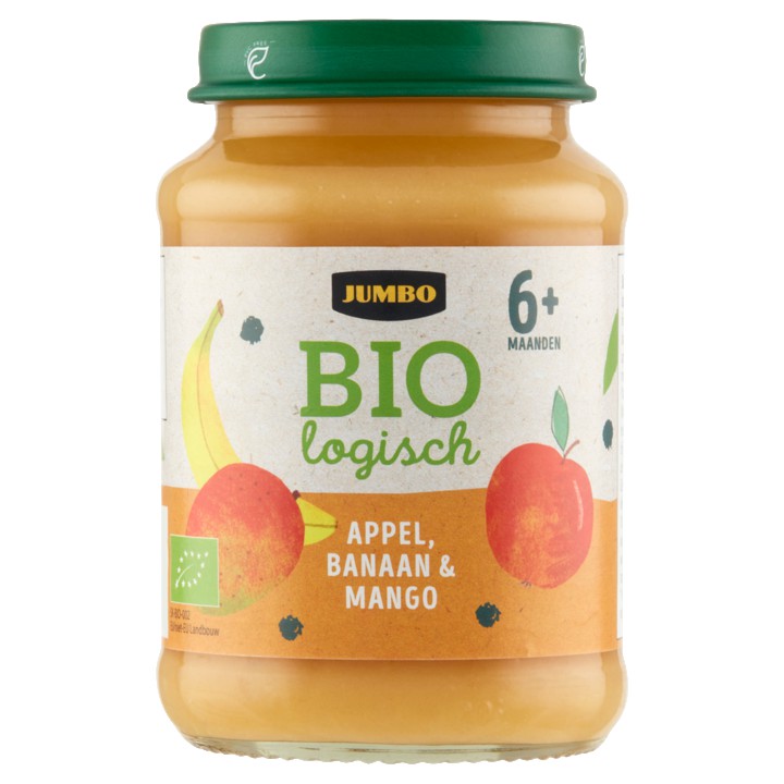 Jumbo Biologisch Appel, Banaan &amp;amp; Mango 6+ Maanden 190g