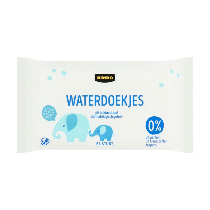 Jumbo Waterdoekjes 63 Stuks