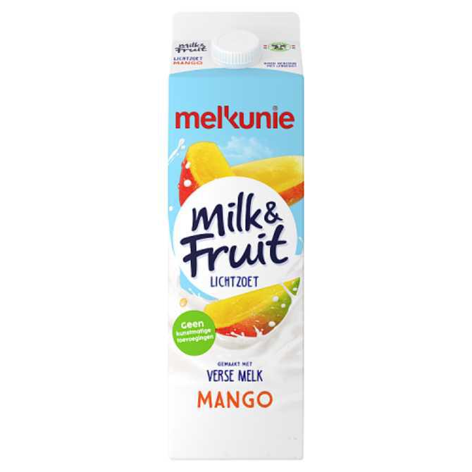 Melkunie Milk &amp; fruit Lichtzoet Mango