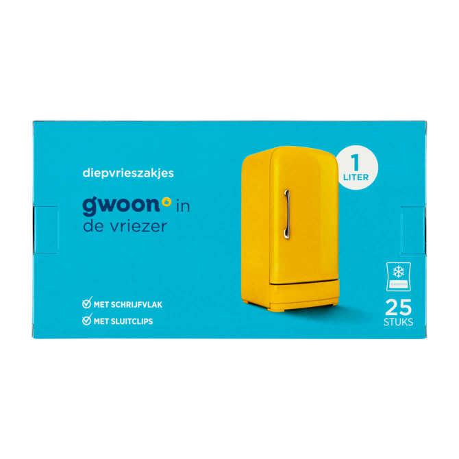 g&#039;woon Diepvrieszakje 1 liter