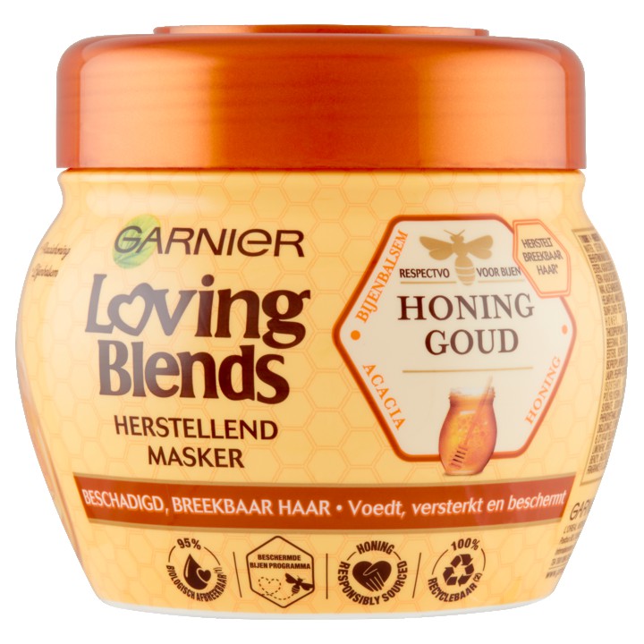 Garnier Loving Blends Herstellend Cr&amp;egrave;me Masker Honing Goud 300ml