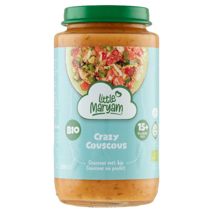 Little Maryam Bio Crazy Couscous Couscous met Kip 15+ Maanden 250g