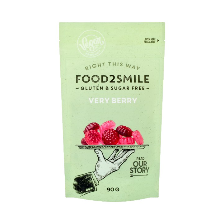 Food2Smile Very Berry Gluten- en Suikervrij 90g