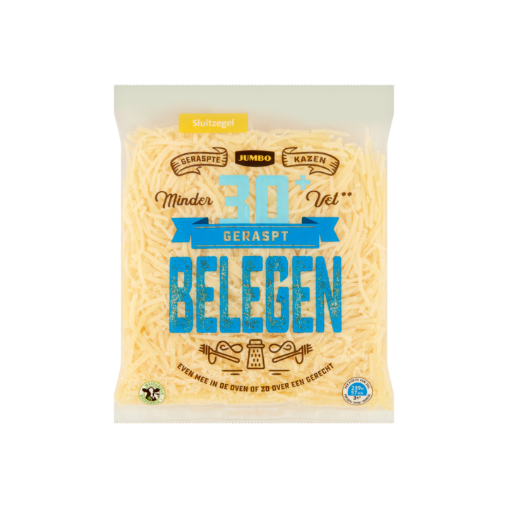 Jumbo Geraspt Belegen Kaas 30+ 150g