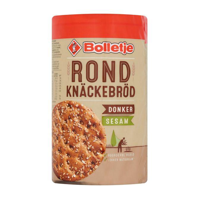 Bolletje Knackebrod sesam rond