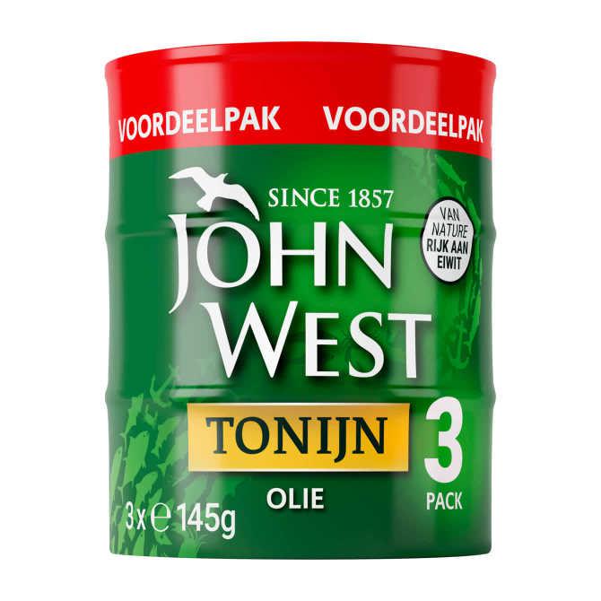 John West Tonijnstukken in zonnebloemolie