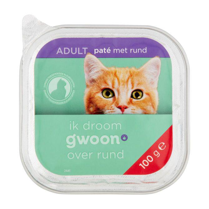 g&#039;woon Pate kat met rund