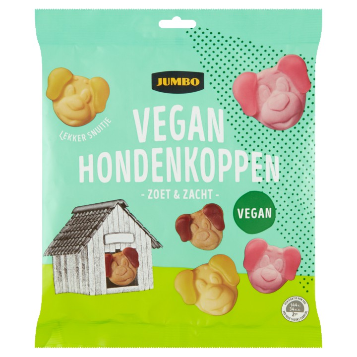 Jumbo Vegan Hondenkoppen Zoet &amp;amp; Zacht 200g