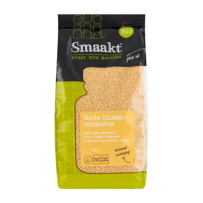 Smaakt Rode linzen couscous