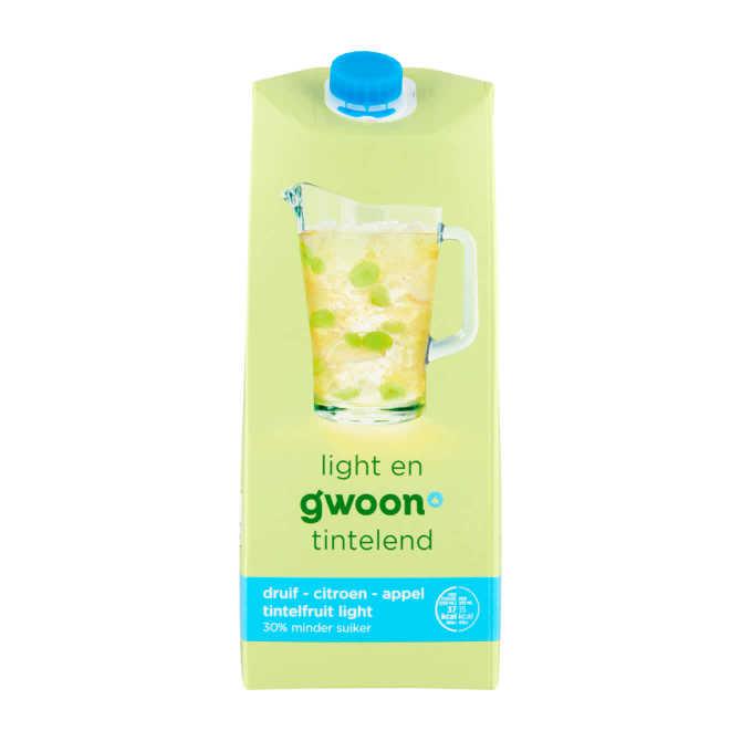 g&#039;woon Tintelfruit light witte druif