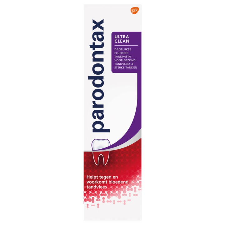 Parodontax Ultra Clean dagelijkse tandpasta tegen bloedend tandvlees 75ml