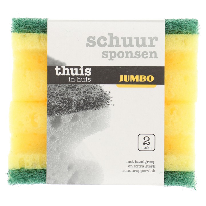 JUMBO Schuursponsen met greepstuks