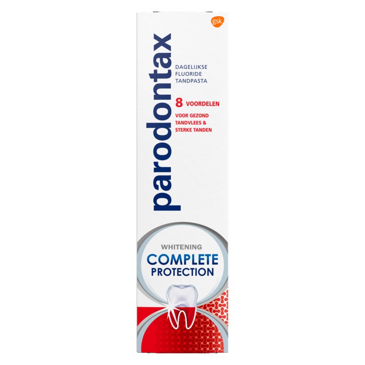 Parodontax Complete Protection Whitening Tandpasta tegen bloedend tandvlees 75ml | Nederland Life Parodontax Complete Protection Whitening Tandpasta tegen bloedend tandvlees 75ml