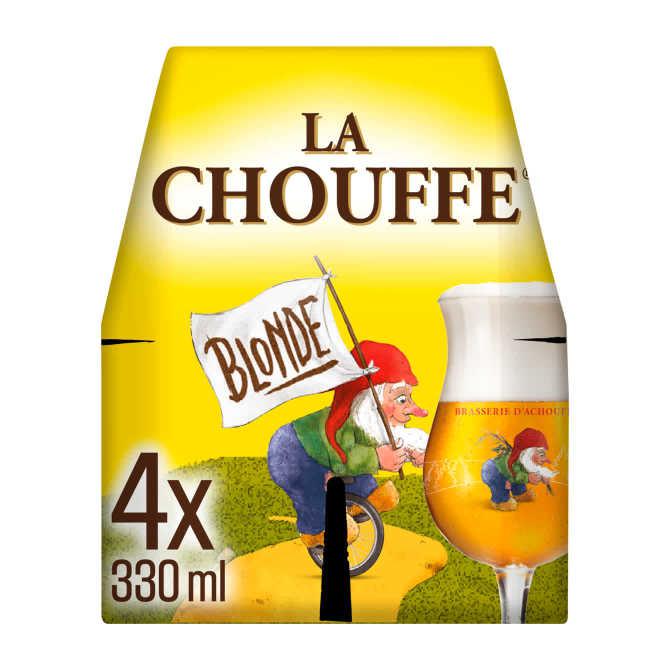 La Chouffe Blond Speciaalbier fles 4pack