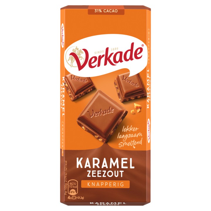 Verkade Karamel Zeezout Knapperig 111g