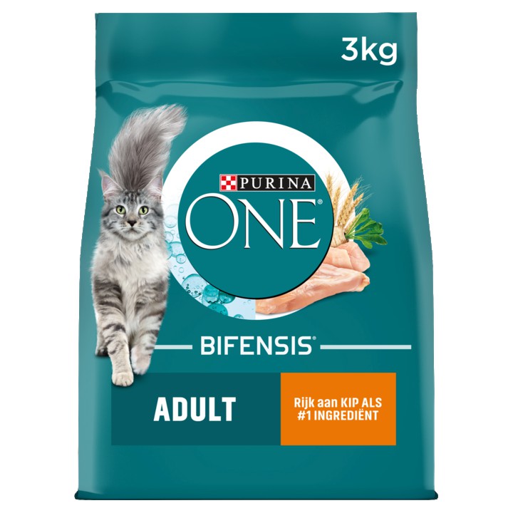 PURINA&amp;reg; ONE Adult Rijk aan Kip kattenvoer 3kg