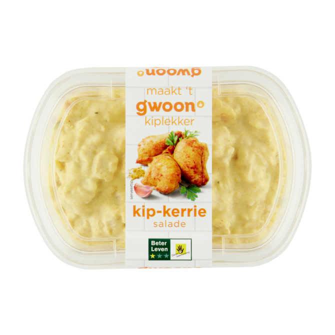 g&#039;woon Kip-kerrie salade