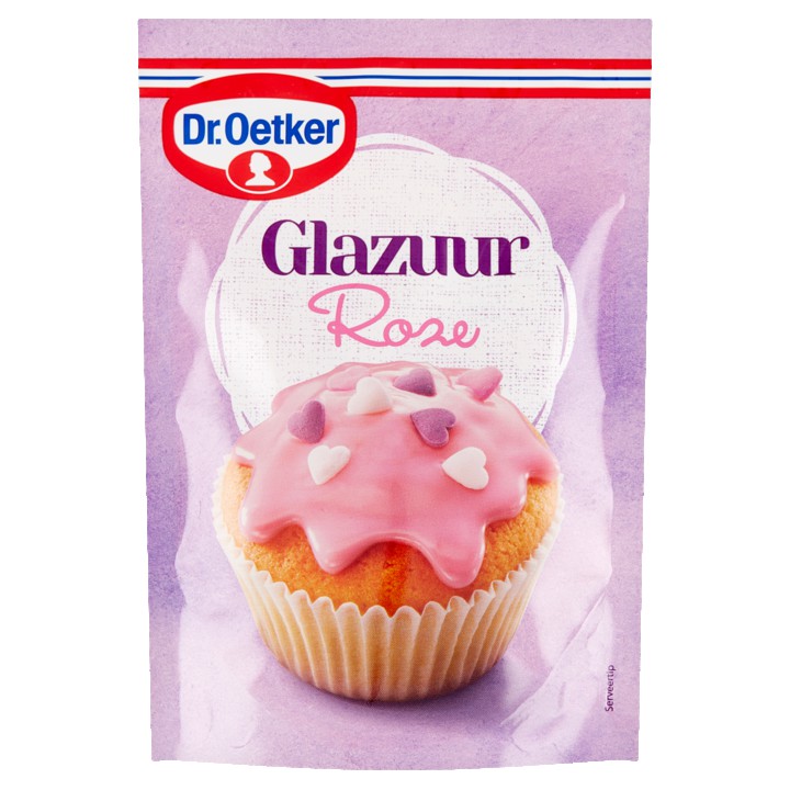 Dr. Oetker Glazuur Roze 125g