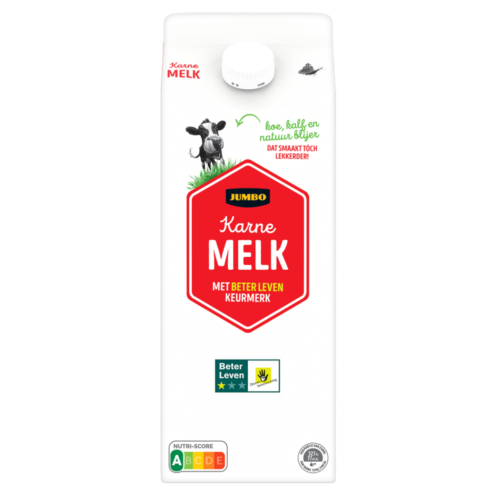 Jumbo Karnemelk met 1 Ster Beter Leven Keurmerk 1, 5L