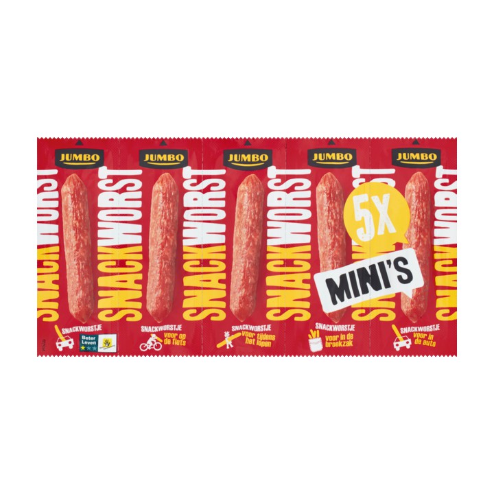 Jumbo Snackworst Mini&amp;#x27;s 5 x 10g