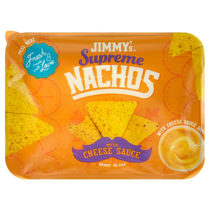 Jimmy&amp;#x27;s Supreme Nachos with Cheese Sauce