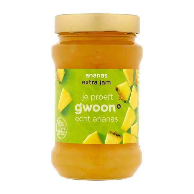 g&#039;woon Extra jam ananas