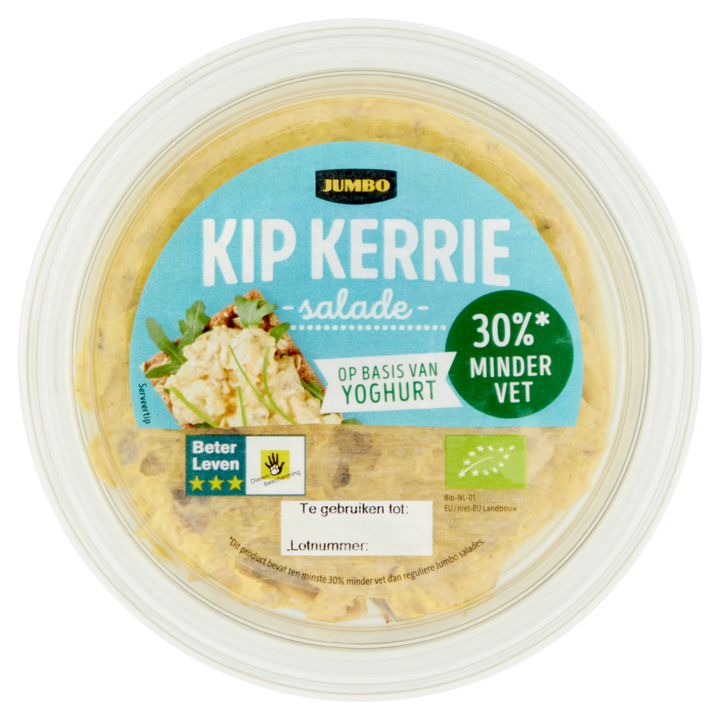 Jumbo Kip Kerrie Salade 130g