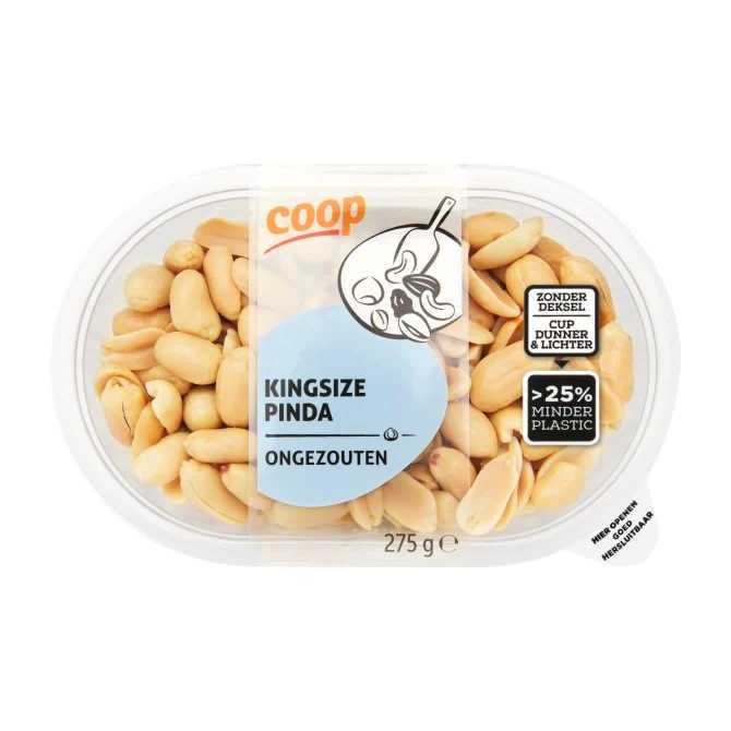 Kingsize pinda's ongezouten