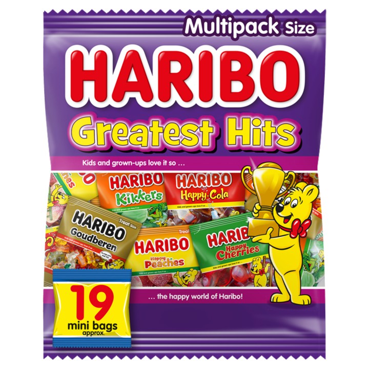 Haribo Greatest Hits Uitdeelzakjes 475g