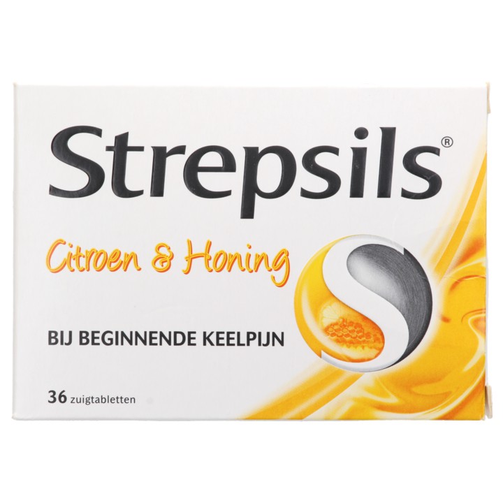 Strepsils Citroen &amp;amp; Honing 36 Zuigtabletten