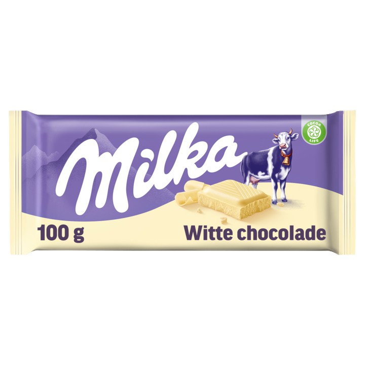 Milka Chocolade reep witte chocola 100g