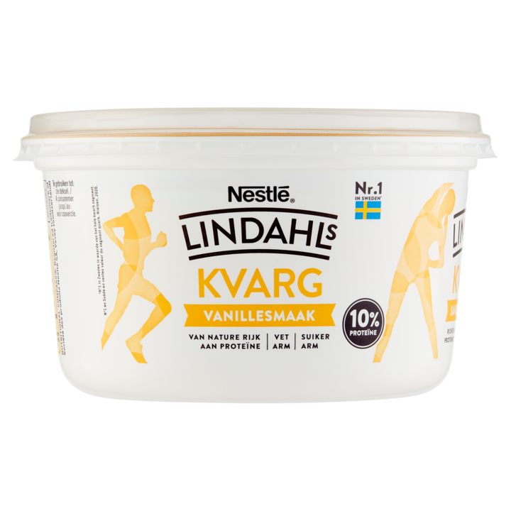 Lindahls Kvarg Vanillesmaak 500g