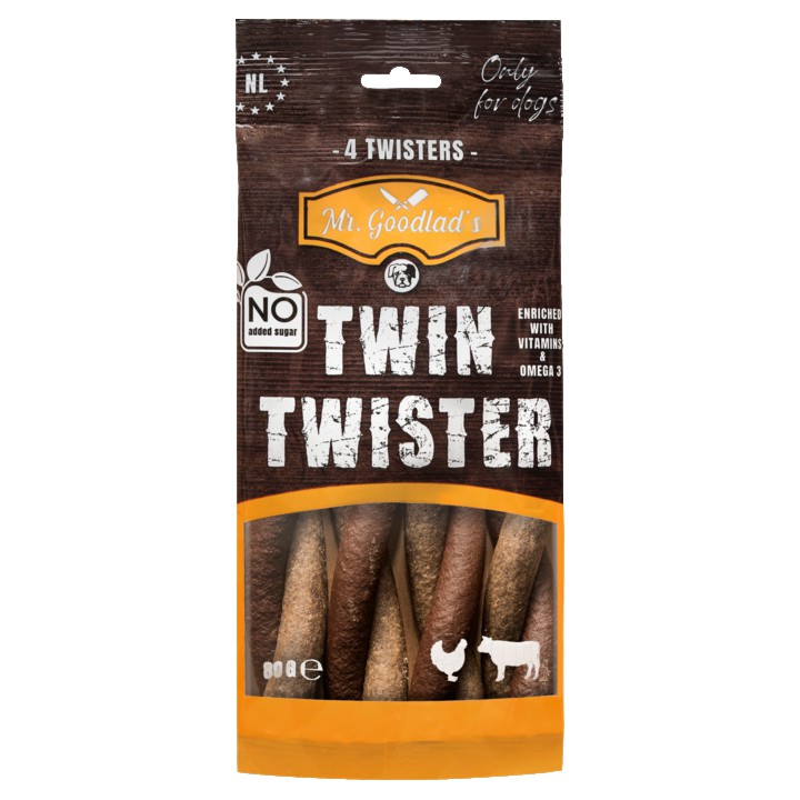 Mr. Goodlad Twin Twister 4 Stuks 80g