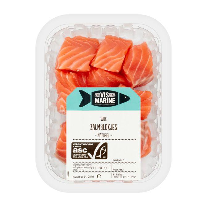 Vismarine Zalm blokjes