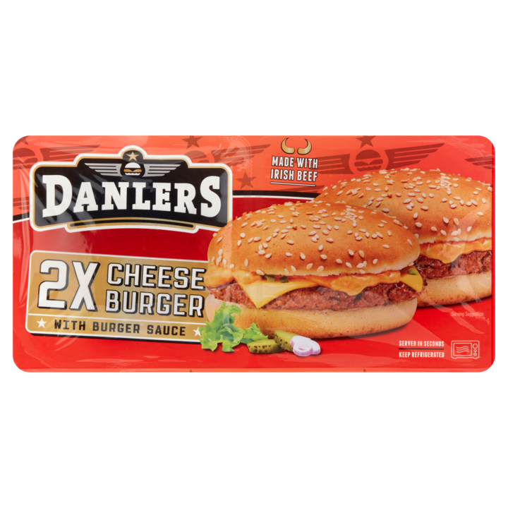 Danlers Cheese Burger 2 Stuks 275g