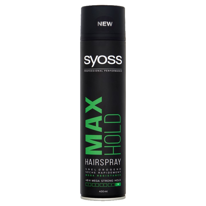 Syoss Max Hold Hairspray 400ml