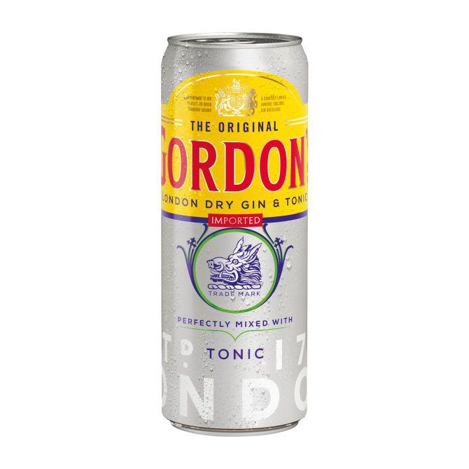 Gordon&#039;s London dry gin &amp; tonic blik