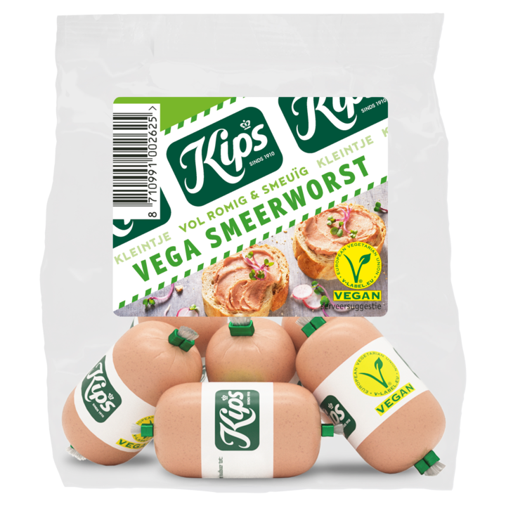 Kips Kleintje Vega Smeerworst 6 x 20g