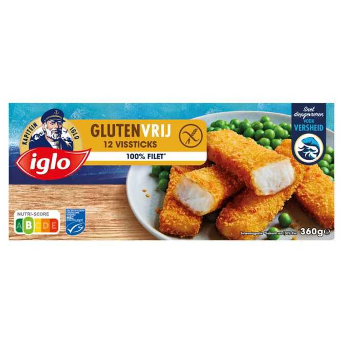 Iglo Vissticks glutenvrij