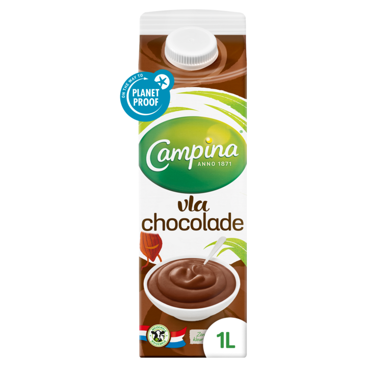 Campina chocolade vla 1L