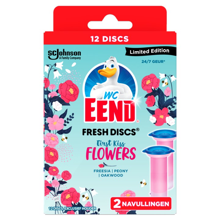 WC Eend Fresh Discs First Kiss Flowers