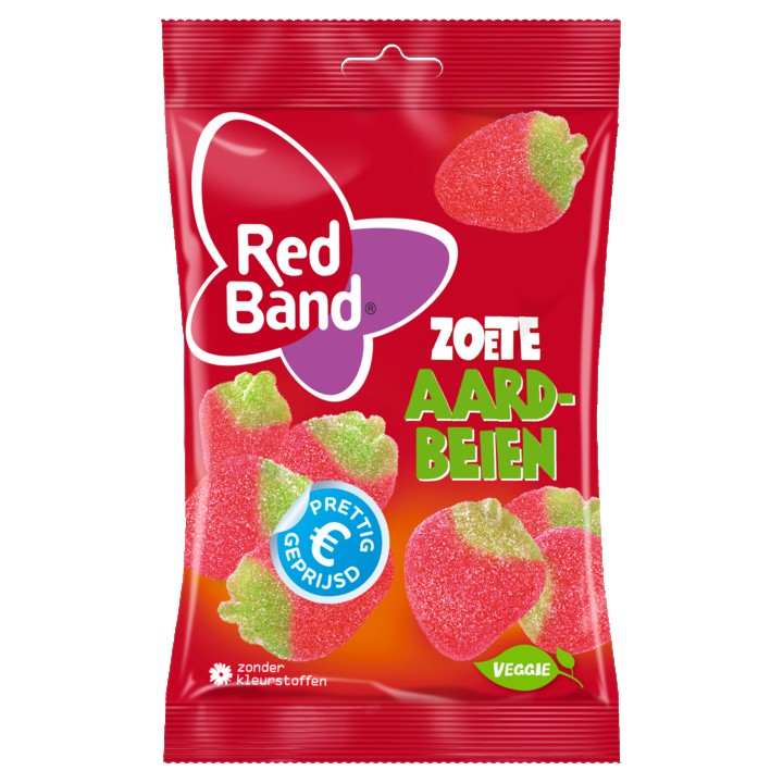 Red Band Zoete Aardbeien Zoet Snoep 180g