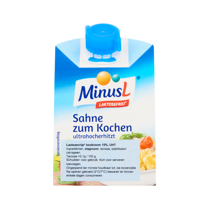 MinusL Lactosevrije Kookroom 200g